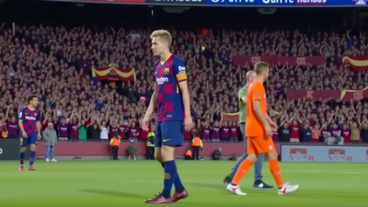 FC Barcelona Supporters Show Frustration Towards High-Earning De Jong and Lenglet