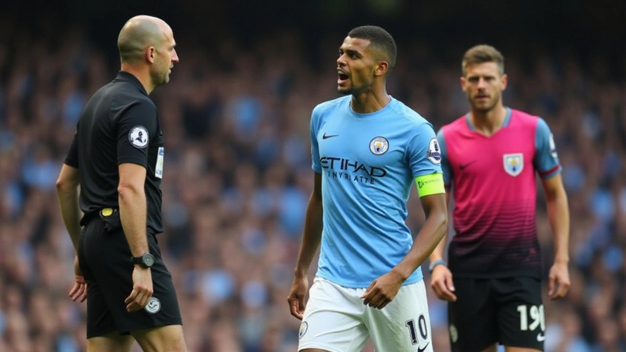 Kyle Walker's Frustration with Referee Michael Oliver Over Arsenal's Equalising Goal in Manchester City Clash