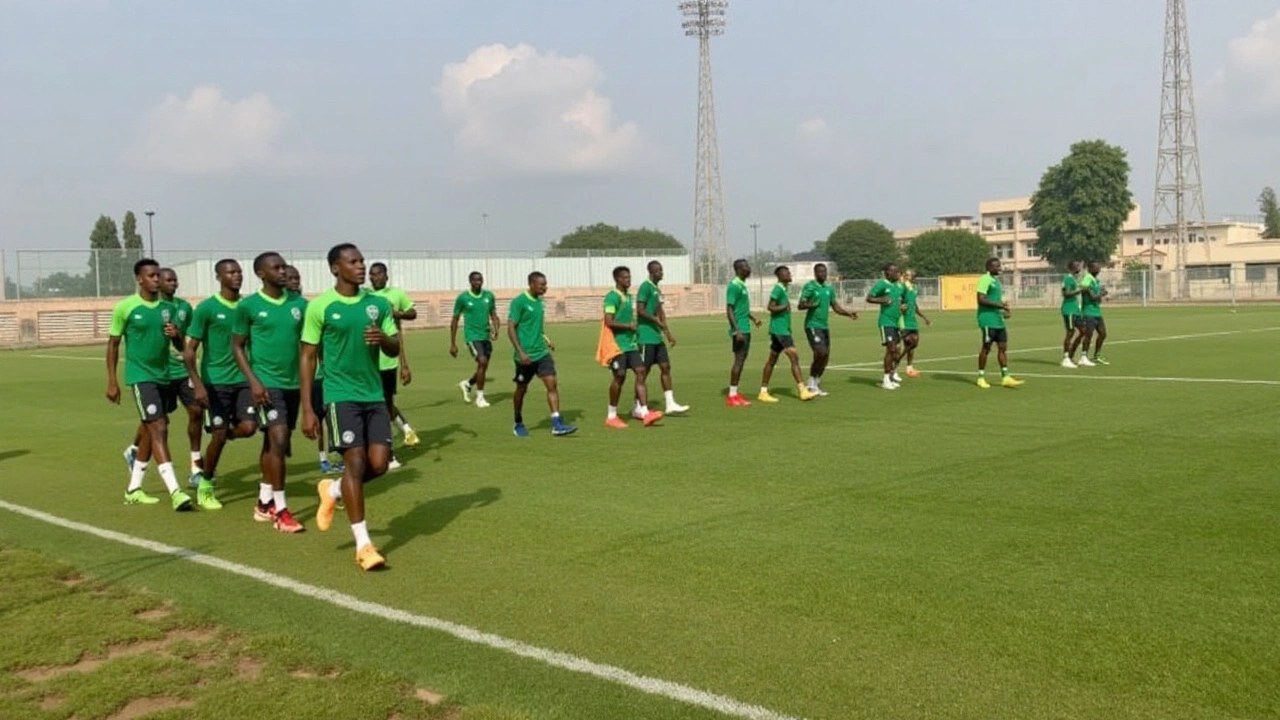 Super Eagles Prepare for Crucial 2025 AFCON Qualifiers with Intense Training in Abidjan